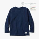 ＊CHAMPION｜Practice Football T-Shirt/ チャンピオン/プラクティス フットボール Tシャツ/Navy #True to Archives デカランナーズ ジョックタグ