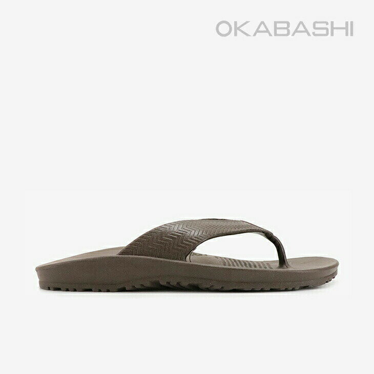 ・OKABASHI｜Surf Flip Flop/ オカバシ/サーフ フリップ フロップ/ブラウン # 1