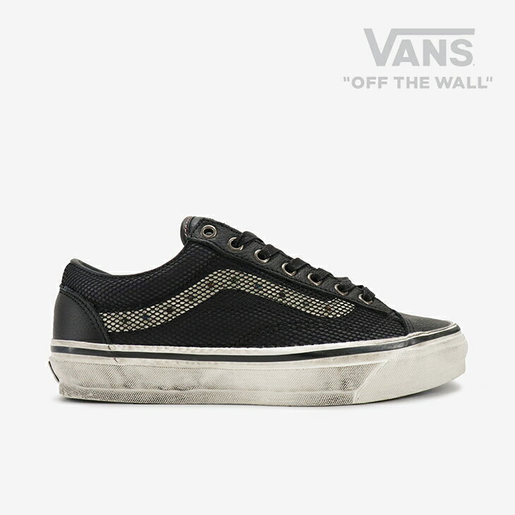 ・VANS Premium｜Old Skool 36 Lx Leather Combat/ ヴァンズ/プレミアム オールド スクール 36 ラックス レザー コンバット/ブラック #