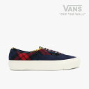 バンズ ＊VANS Anaheim Factory｜Authentic 44 Dx/ ヴァンズ アナハイム ファクトリー/オーセンティック 44 DX/プレイドミックスxネイビー #