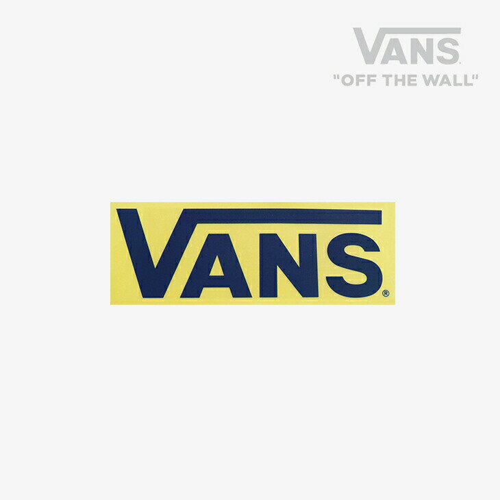 ・VANS｜FLV Logo Sticker/ ヴァンズ/FLV ロゴ ステッカー/ネイビー # 1