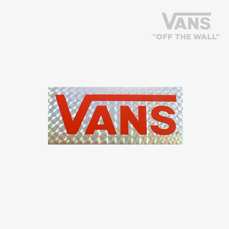 ・VANS｜FLV Logo Sticker/ ヴァンズ/FLV ロゴ ステッカー/レッド # 1