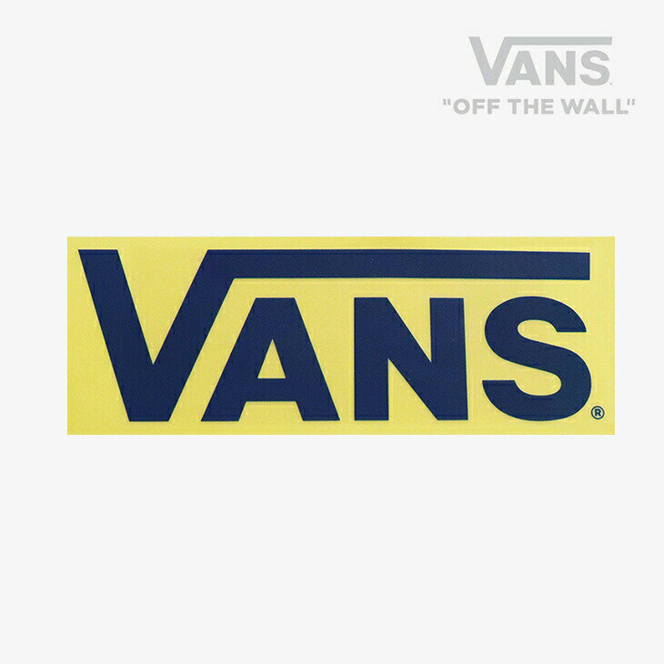 ・VANS｜FLV Logo Sticker/ ヴァンズ/FLV ロゴ ステッカー/ネイビー #