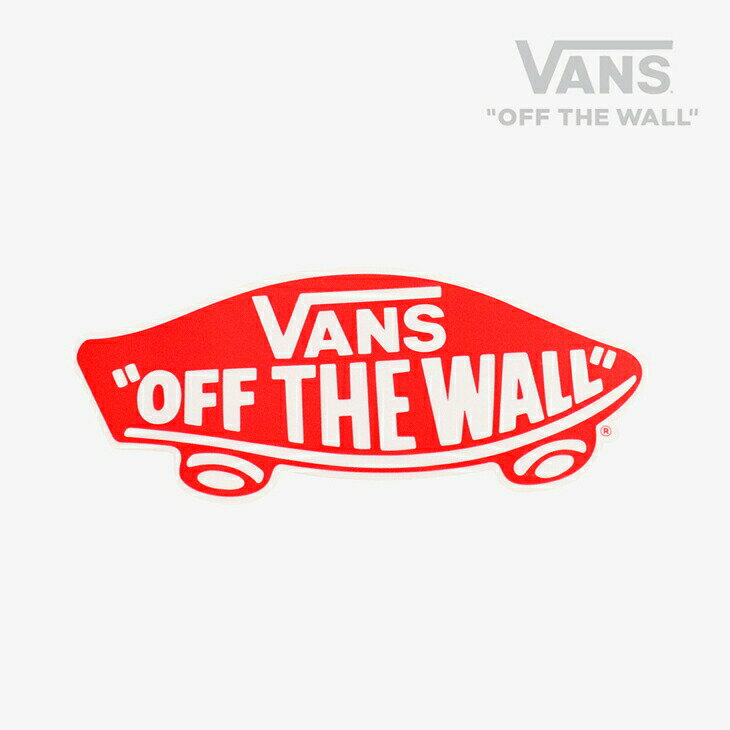 ＊VANS｜Deck Sticker/ ヴァンズ/デッキ ステッカー/レッド #