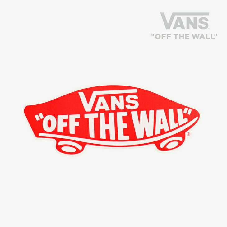 ・VANS｜Deck Sticker/ ヴァンズ/デッキ ステッカー/レッド #