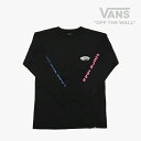 ＊VANS｜Layered LS T-Shirt/ ヴァンズ/レイヤード ロングスリーブ Tシャツ/ブラック #