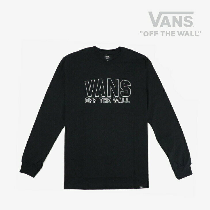 ＊VANS｜M First Quarter Logo LS T-Shirt/ ヴァンズ/ファースト クォーター ロゴ ロングスリーブ Tシャツ/ブラック #