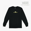 ＊VANS｜M Box&Off The Wall LS T-Shirt/ ヴァンズ/ボックス&オフ ザ ウォール ロングスリーブ Tシャツ/ブラック #