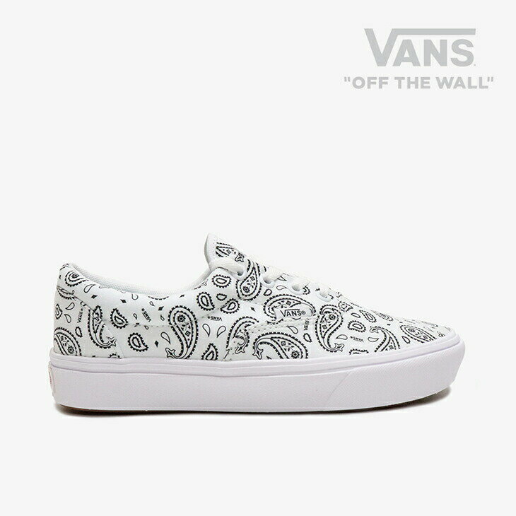 ＊VANS｜Comfycush Era Paisley/ ヴァンズ/コンフィークッシュ エラ ペイスリー/トゥルーホワイトxブラック #