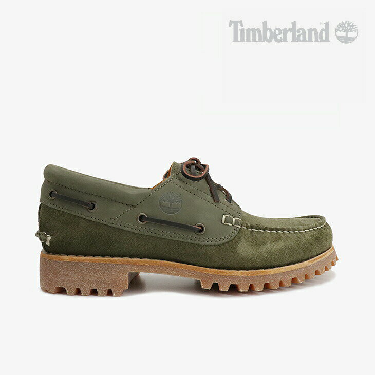 ＊TIMBERLAND｜3 Eye Classic Handsewn Boat Shoe/ ティンバーランド/スリーアイ クラシック ハンドソーン ボート シュー/ダークグリーン #