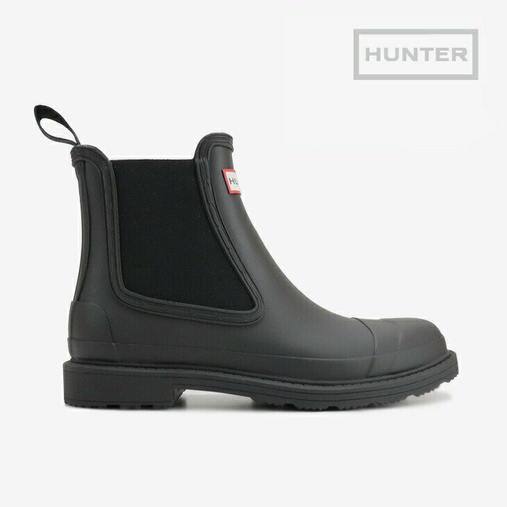 ��HUNTER��Commando Chelsea Boots/ �ϥ󥿡�/���ޥ�ɡ� �����륷�� �֡���/�֥�å� #