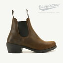・BLUNDSTONE|W Womens Series 1673/ ブランドストーン/ウィメンズ シリーズ ヒール ブーツ/アンティークブラウン #