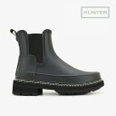 ・HUNTER｜W Refined Stitch detail Chelsea Boot/ ハンター/リファインド ステッチ ディテール チェルシー/ブラック #