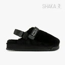 ・SHAKA｜Snug Clog Mouton/ シャカ/スナッグ クロッグ ムートン/ブラック #