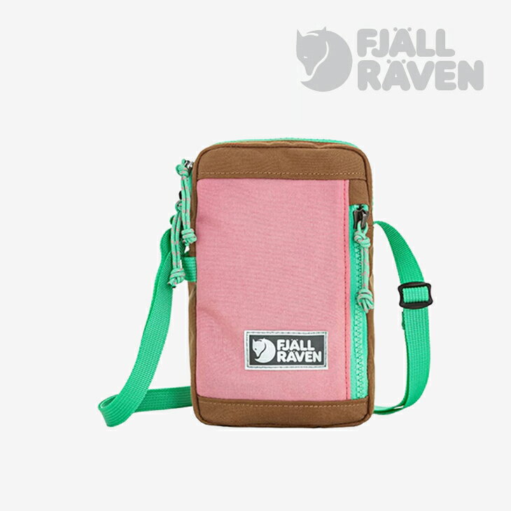 樂天商城 - ・FJALLRAVEN｜Vardag Pocket Small Shoulder Pouch/ フェールラーベン/ヴァーダグ ポケット S スモール ショルダー ポーチ/ポピーピンクxカーキダスト #