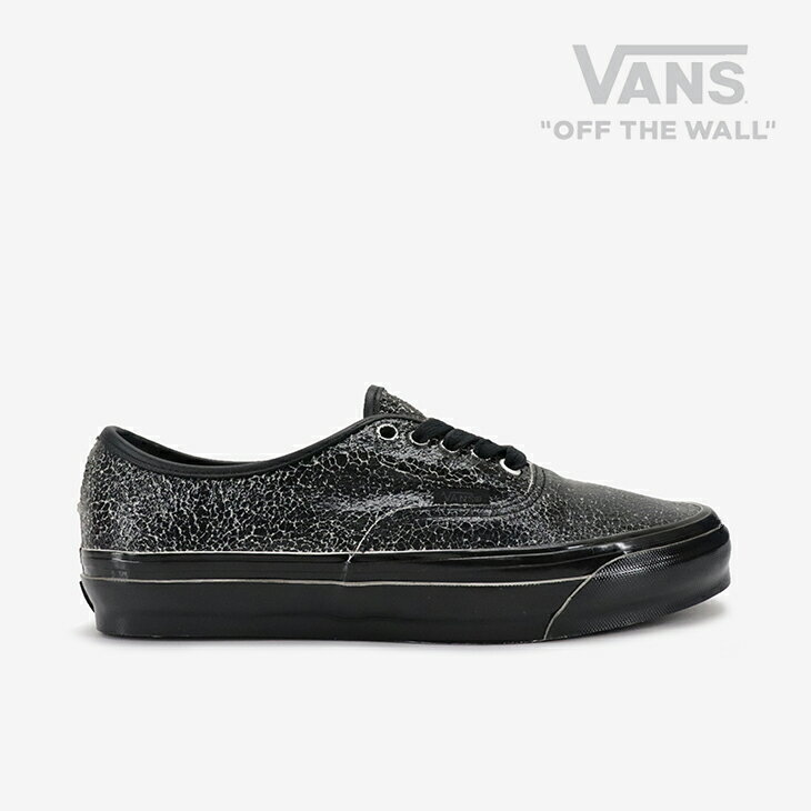 Rakuten - ・VANS Premium｜Authentic 44 Lx Overpaint Cracking Leather/ ヴァンズ/プレミアム オーセンティック 44 ラックス オーバーペインター/ブラックxブラック #
