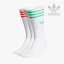 ・ADIDAS Originals｜Solid Crew Sock/ アディダス/ソリッド クルー ソックス/ホワイトxオレンジラッシュ #