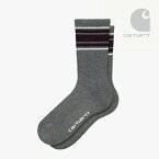 ・CARHARTT WIP｜Mesa Socks/ カーハート/メサ ソックス/ダークグレーxホワイト #