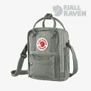 ・FJALLRAVEN｜Kanken Re-Wool Sling - Bag/ フェールラーベン/カンケン リウール スリング/Granite Grey #ミニ ショルダー ポシェット ポーチ 斜め掛け コンパクト カジュアル サコッシュ バッグ ウール