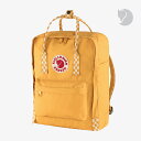 FJALLRAVEN｜Kanken - Bag/ フェールラーベン/カンケン/OchrexChess Pattern リュック バックパック デイパック 通勤 通学 カジュアル 2way マスタード 黄色 イエロー チェック