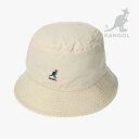 ＊KANGOL｜Washed Bucket/ カンゴール/ウォッシュド バケット/カーキ #