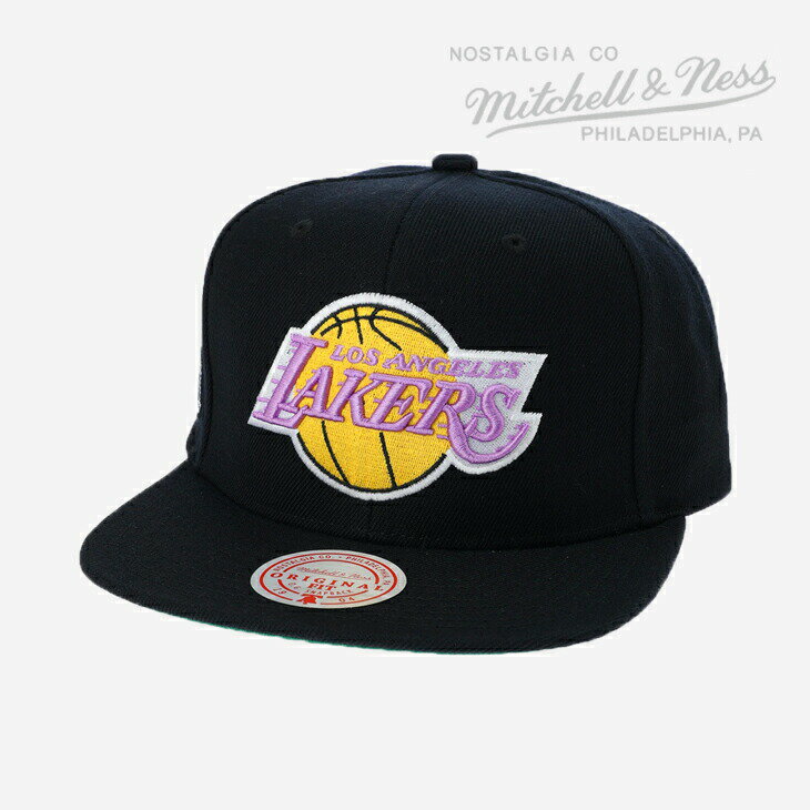 ・MITCHELL&NESS｜Top Spot Snapback HWC Lakers/ ミッチェルアンドネス/トップ スポット スナップバック HWC レイカーズ/ブラック #