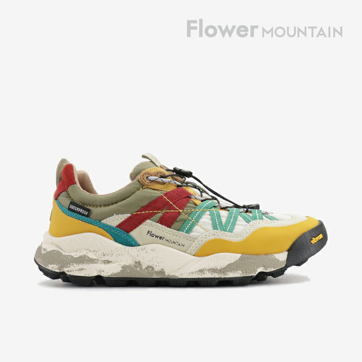 ・FLOWER MOUNTAIN｜10th Anniversary Iwano 2 Waterproof Hydro Guard Vibram/ フラワー マウンテン/10周年仕様 イワノ 2 ウォータープルーフ ハイドロ ガード ビブラム/イエローxティール #