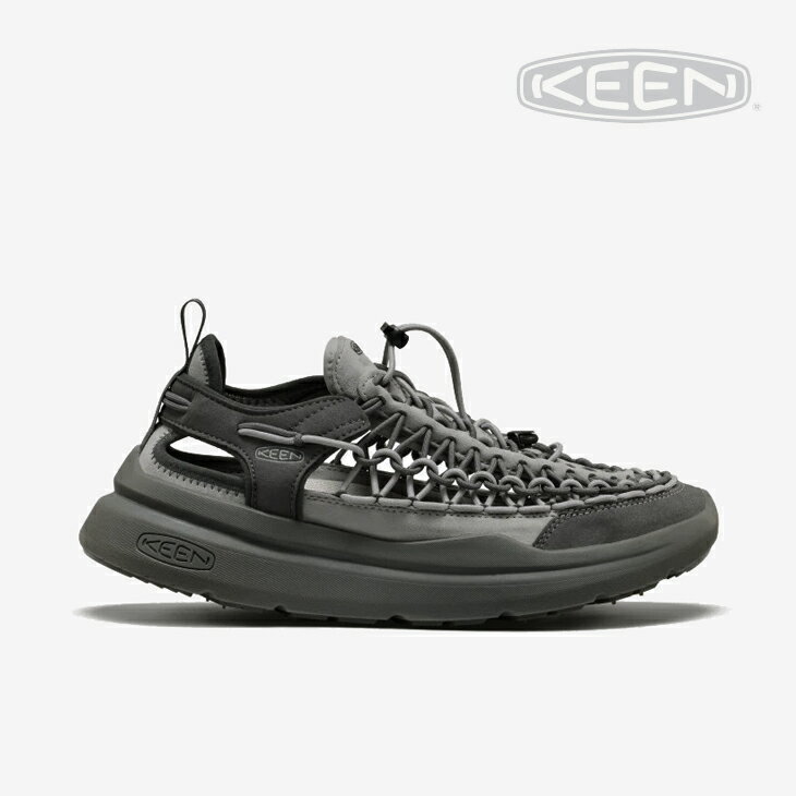 樂天商城 - ・KEEN｜Uneek WK Suede Sandal/ キーン/ユニーク WK ウォーキング スニーカーサンダル スエード/マグネットグレー #