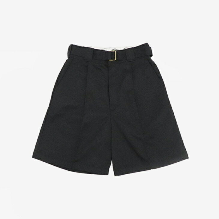 Rakuten - ・DICKIES｜W Belted Shorts/ ディッキーズ/レディース ベルテッド ショーツ/ブラック #