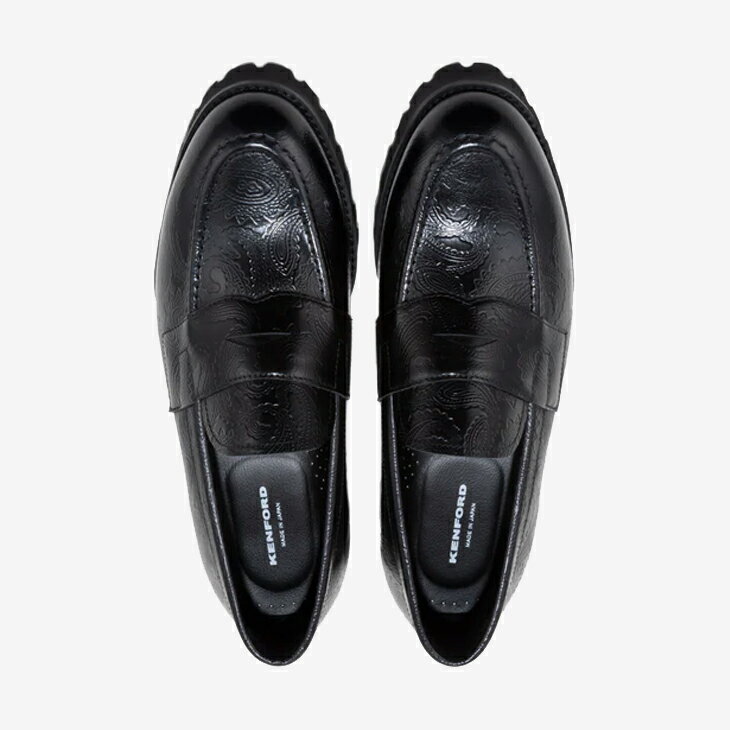 ＿KENFORD｜Tank Sole Paisley Embossed Loafers Leather/ ケンフォード/タンク ソ...