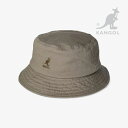 ・KANGOL|Washed Bucket Hat/ カンゴール/ウォッシュド バケット ハット/スモッグ ベージュ #