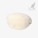 ・KANGOL|Wool 504 Hunting/ カンゴール/ウール ハンチング バックトゥフロント ベレー/ホワイト #