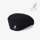 ・KANGOL|Wool 504 Hunting/ カンゴール/ウール ハンチング バックトゥフロント ベレー/ダークブルー #