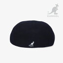 *KANGOL|Seamless Wool 507 Hunting/ カンゴール/シームレス ウール ハンチング/ダークブルー #