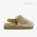 ＊SHAKA｜Snug Clog Mouton/ シャカ/スナッグ クロッグ ムートン/ダークベージュ