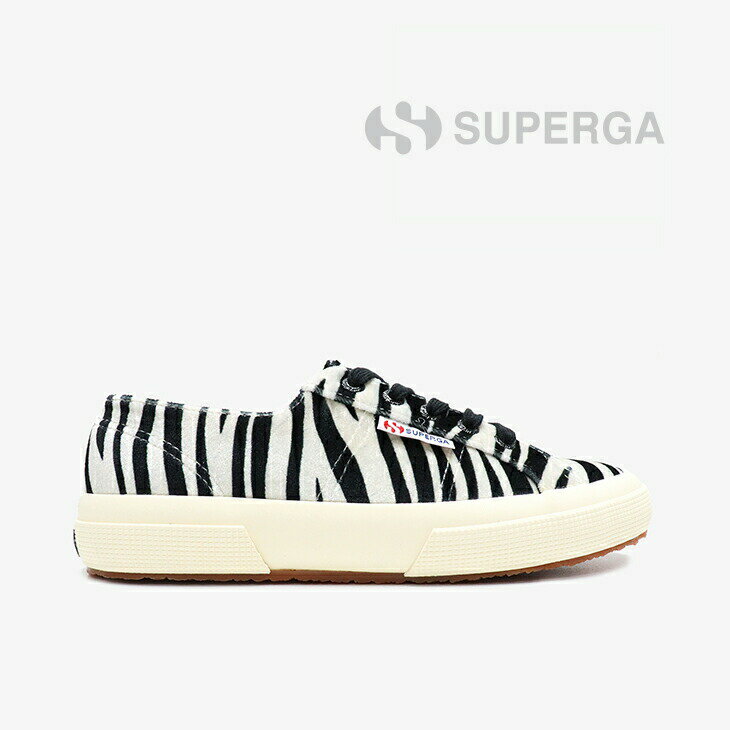 樂天商城 - ＊SUPERGA｜W 2750 Fanvelvet W/ スペルガ/2750 ファンベルベット W/Zebra BlackxBeige #