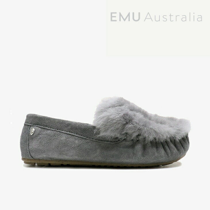 ・EMU｜W Cairns Reverse Fur/ エミュー/ケアンズ リバースファー モカシン ムートン/チャコール #のサムネイル