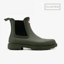 ＊HUNTER｜W Commando Chelsea Boot/ ハンター/コマンドー チェルシー ブーツ/ダークオリーブ #