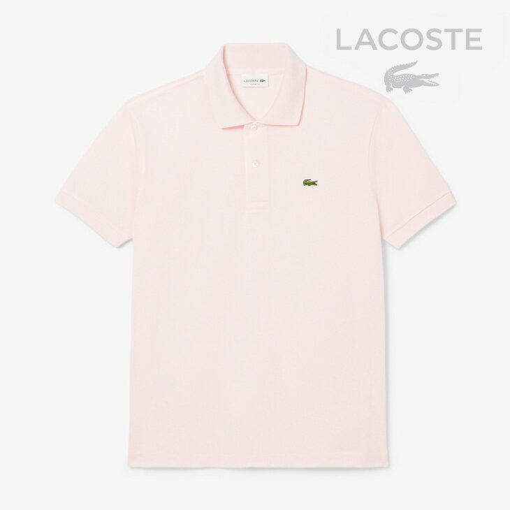 樂天商城 - ・LACOSTE｜Pique L.12.12 Short Sleeve Polo Shirt/ ラコステ/ピケ L.12.12 ショート スリーブ ポロ シャツ 鹿の子/ライトピンク #