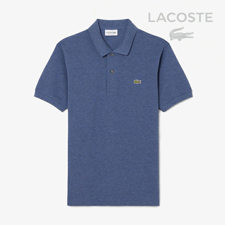 樂天商城 - ・LACOSTE｜Petit Pique L.12.64 Short Sleeve Polo Shirt/ ラコステ/プチ ピケ L.12.64 ショート スリーブ ポロ シャツ 鹿の子/ブルーグレー #