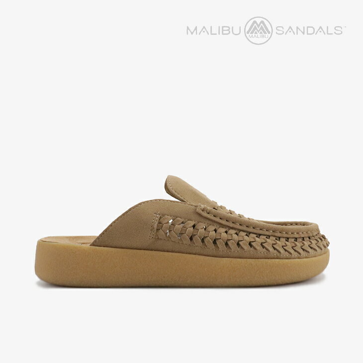 ・MALIBU SANDALS｜Skipper Mule Sandal Vegan Leather/ マリブ サンダルズ/スキッパー ミュール サンダル ヴィーガン レザー/コヨーテxタン #