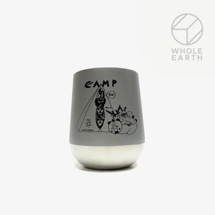 ＊WHOLE EARTH｜Good Night Camp Chi-Bee x WE Tumbler/ ホール アース/グッド ナイト キャンプ チービー x WE タンブラー/グレー #