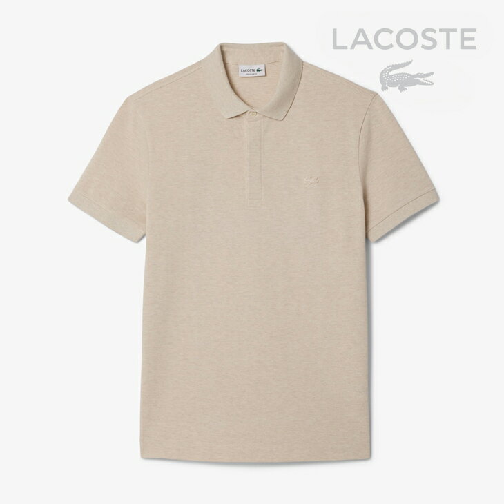 樂天商城 - ・LACOSTE｜Stretch Paris SS Polo Shirt Regular Fit / ラコステ/レギュラー フィット ストレッチ パリ ポロ シャツ/ベージュ #