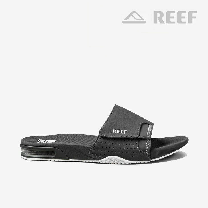 Rakuten - ・REEF｜Fanning Slide Heel Airbag Sandal Bottle Opener/ リーフ/ファニング スライド ヒール エアバッグ サンダル ボトル オープナー/シャドー #