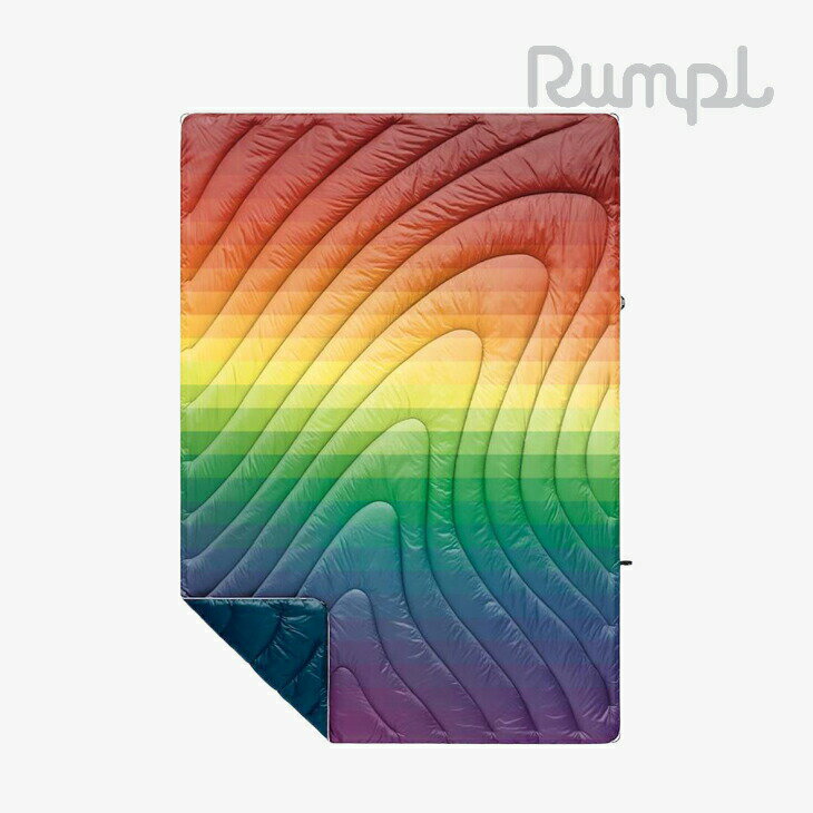 樂天商城 - ：RUMPL｜Original Puffy Blankets/ ランプル/オリジナル パフィー ブランケット/レインボーフェード #