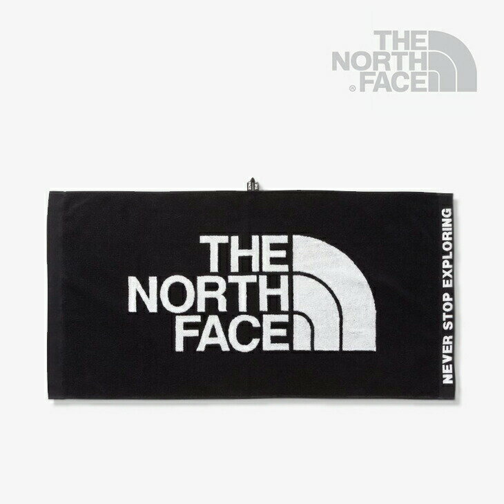 ノースフェイス タオル ・THE NORTH FACE｜Comfort Cotton Towel L/ ノース フェイス/コンフォート コットン タオル L/ブラック #