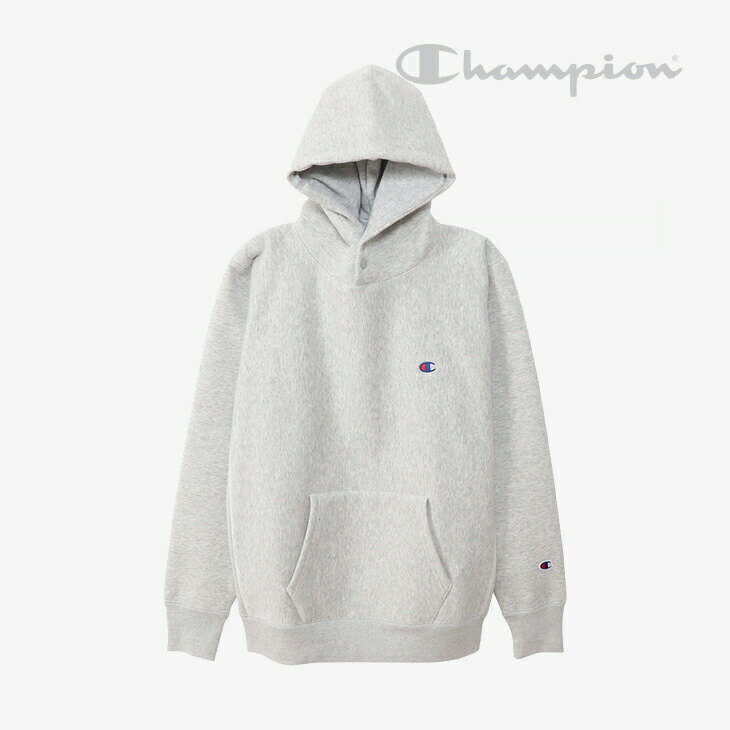 ＊CHAMPION｜Reverse Weave Stormshell Hooded Sweat Shirt/ チャンピオン/リバース ウィーブ ストームシェル フーデッド スウェット/シルバーグレー #