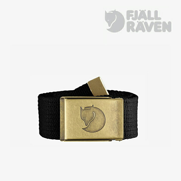 FJALLRAVEN｜Canvas Brass Belt 4cm/ フェールラーベン/キャンバス ブラス ベルト 4cm