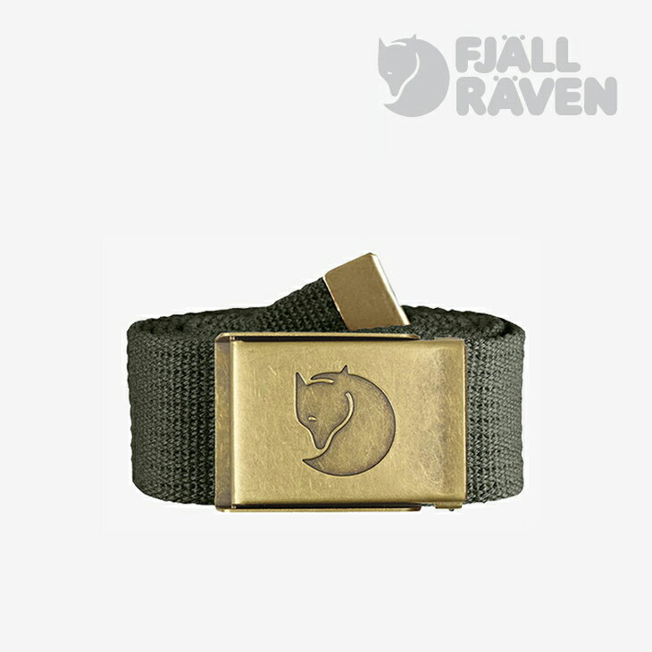 FJALLRAVENCanvas Brass Belt 4cm/ ե顼٥/Х ֥饹 ٥ 4cm #