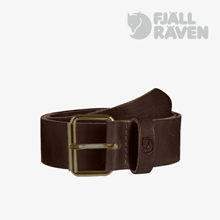 ・FJALLRAVEN｜Singi Belt 4cm/ フェールラーベン/シンギ ベルト 4センチ/レザーブラウン #